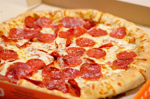 Pepperoni pizza.